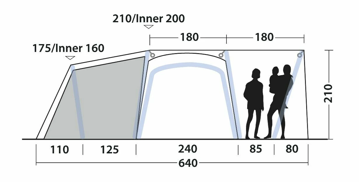 Outwell Oakdale 5PA Tent (2023) - Image 4