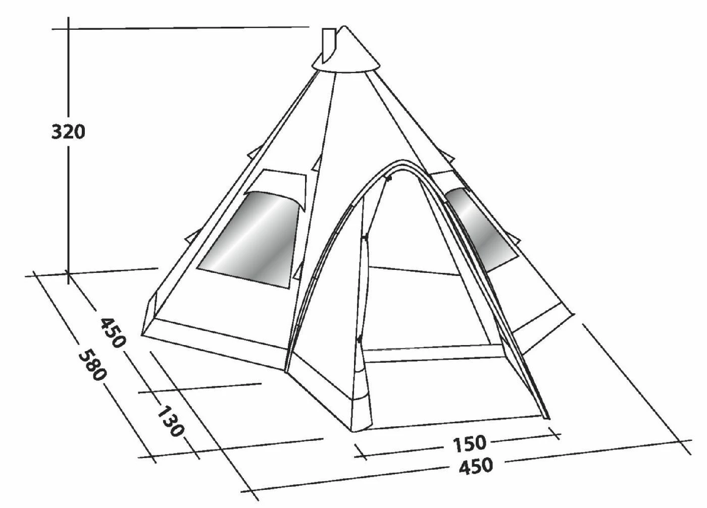 Robens Kiowa Tipi Tent (2023) - Image 3