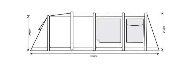 Outdoor Revolution Airedale 6.0s Tent - Image 4