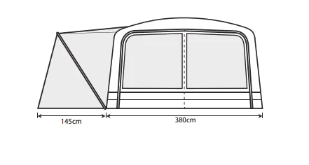 Outdoor Revolution Airedale 6.0SE Tent (2023) - Image 3