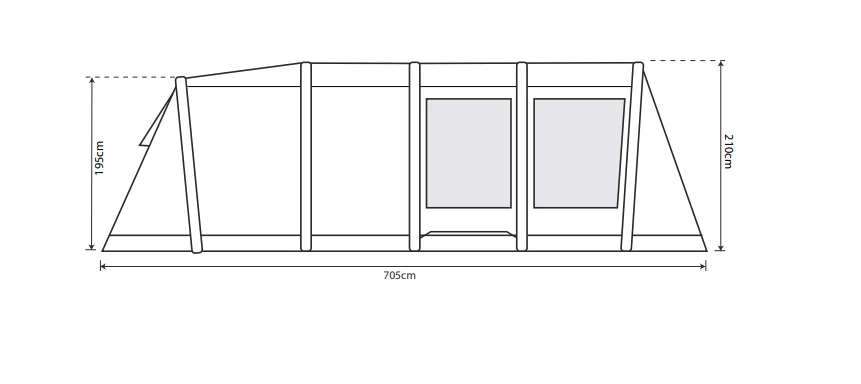 Outdoor Revolution Camp Star 600 Tent Bundle - Image 3