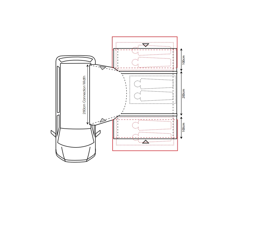 Outdoor Revolution Cayman Combo PC Air Mid Awning (210-255cm) - Image 5