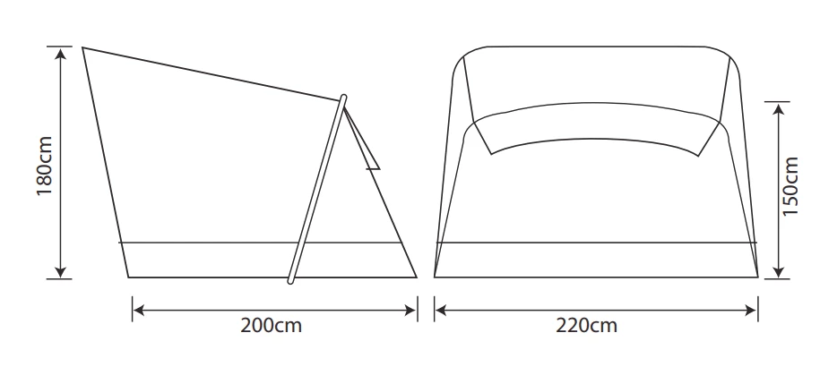 Outdoor Revolution Cayman Annexe - Image 2