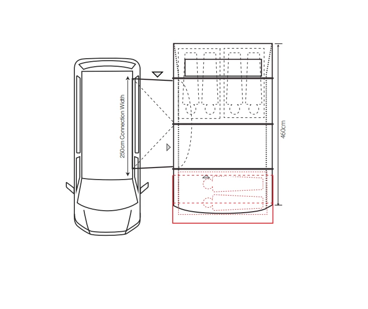 Outdoor Revolution Cayman Curl XLE F/G Low Awning (180-210cm) - Image 4