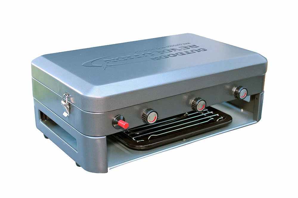 Outdoor Revolution Twin Burner Gas Stove & Grill - Image 2