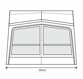 Outdoor Revolution Esprit Pro X 330 Premium Caravan Air Awning - Image 3