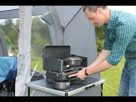 Outdoor Revolution Twin Burner Gas Stove & Grill - Image 4