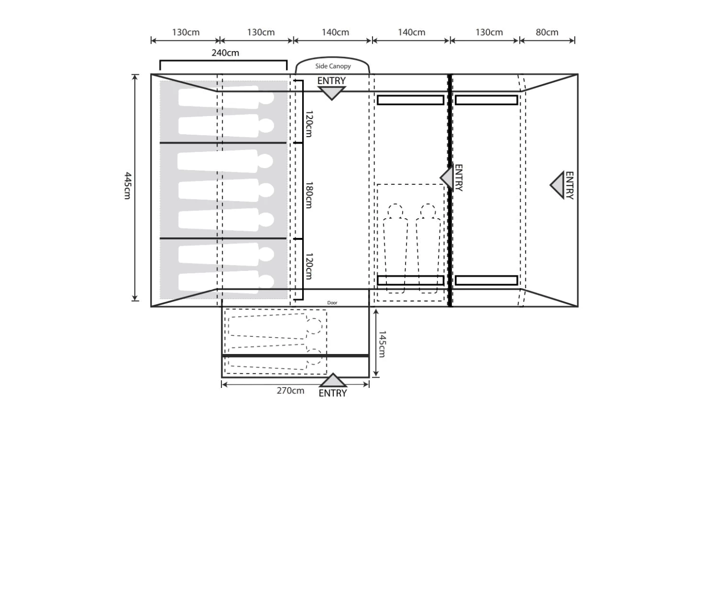 Outdoor Revolution Kalahari PC 7.0 Tent (2022) - Image 2