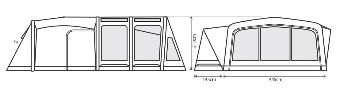 Outdoor Revolution Kalahari PC 7.0 Tent (2022) - Image 3