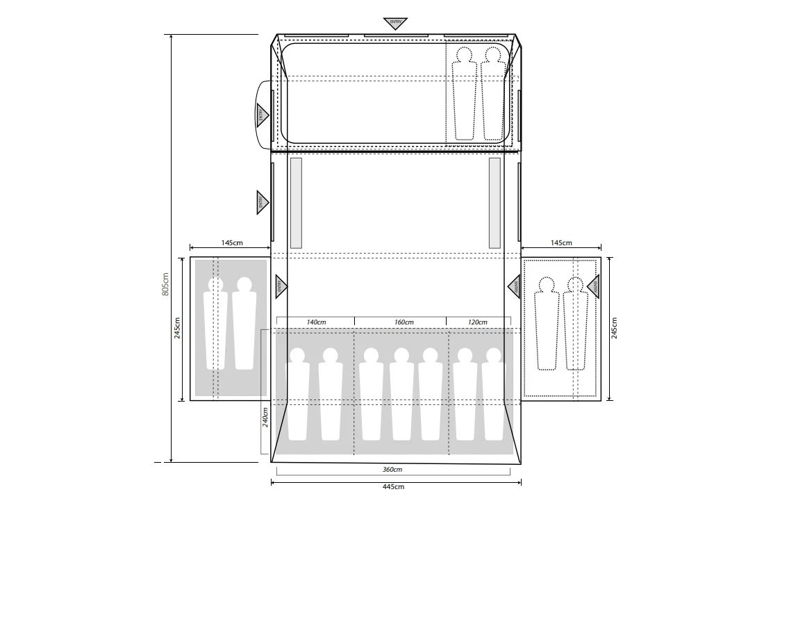 Outdoor Revolution Kalahari PC 9.0DSE Tent (2022) - Image 2