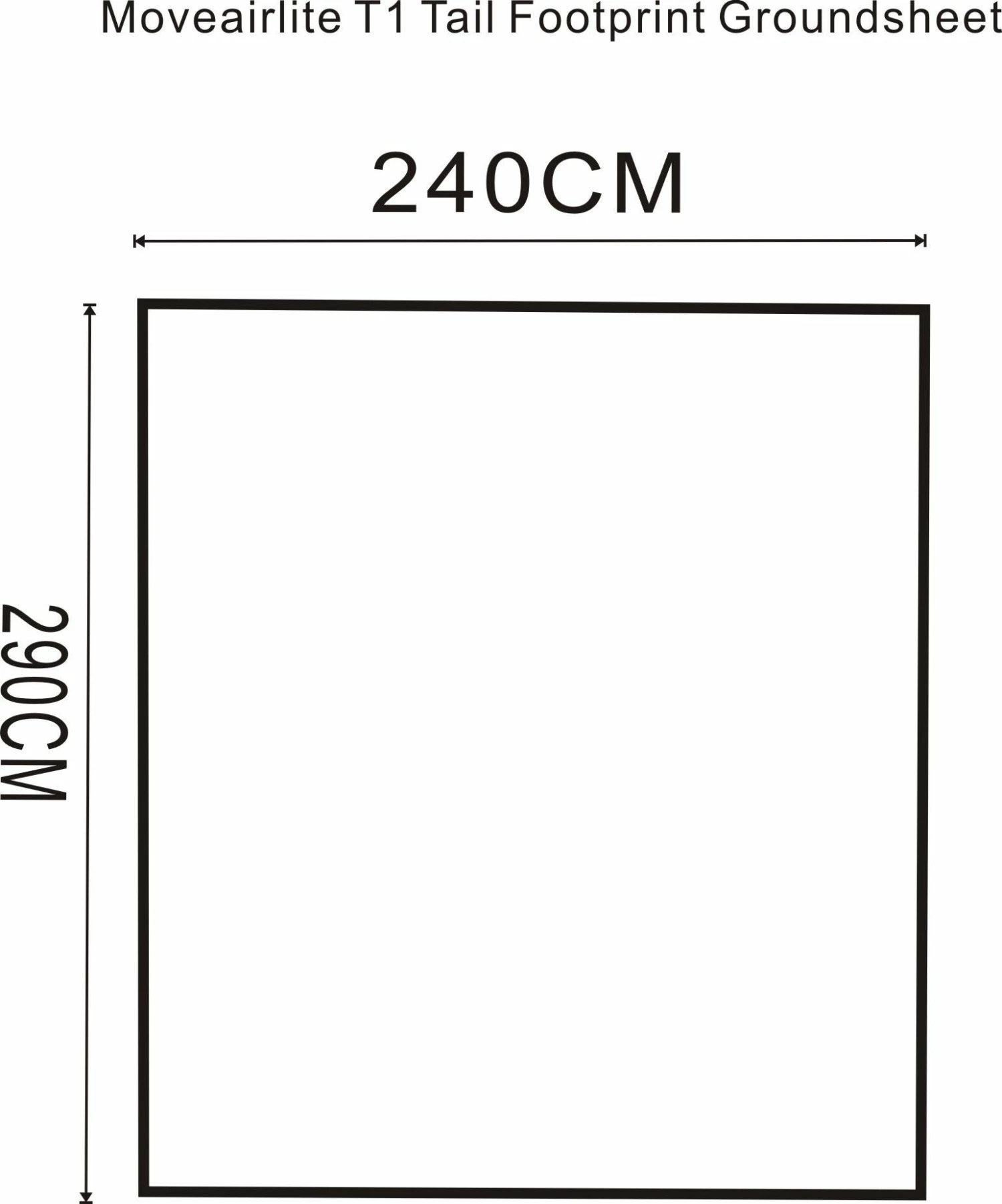 Outdoor Revolution Movelite T1 Tail Footprint