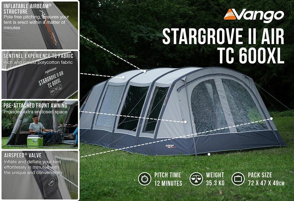 Vango Stargrove II TC 600XL Air Tent (2022) - Image 7