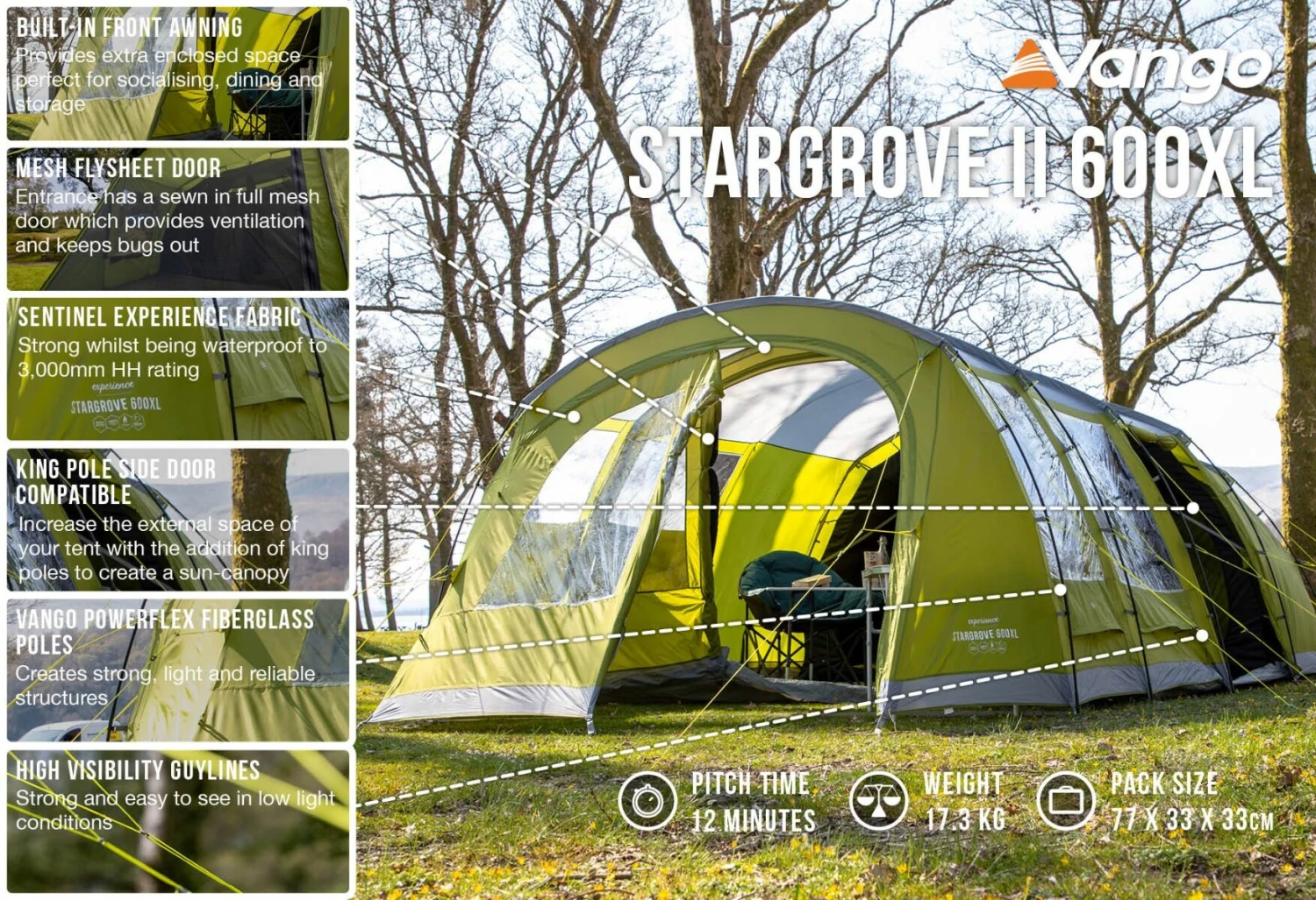 Vango Stargrove II 600xl Poled Tent (2022) - Image 11