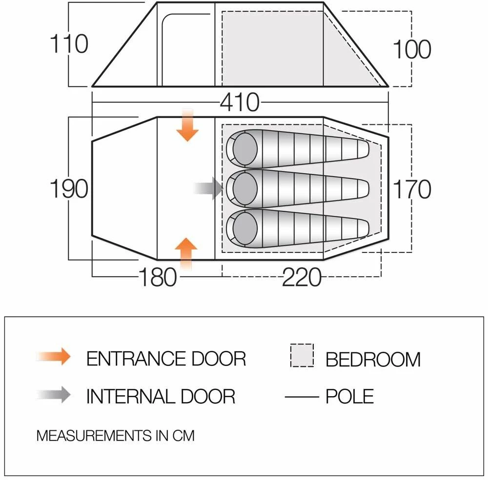Vango Scafell 300+ Tent (2022) - Image 2