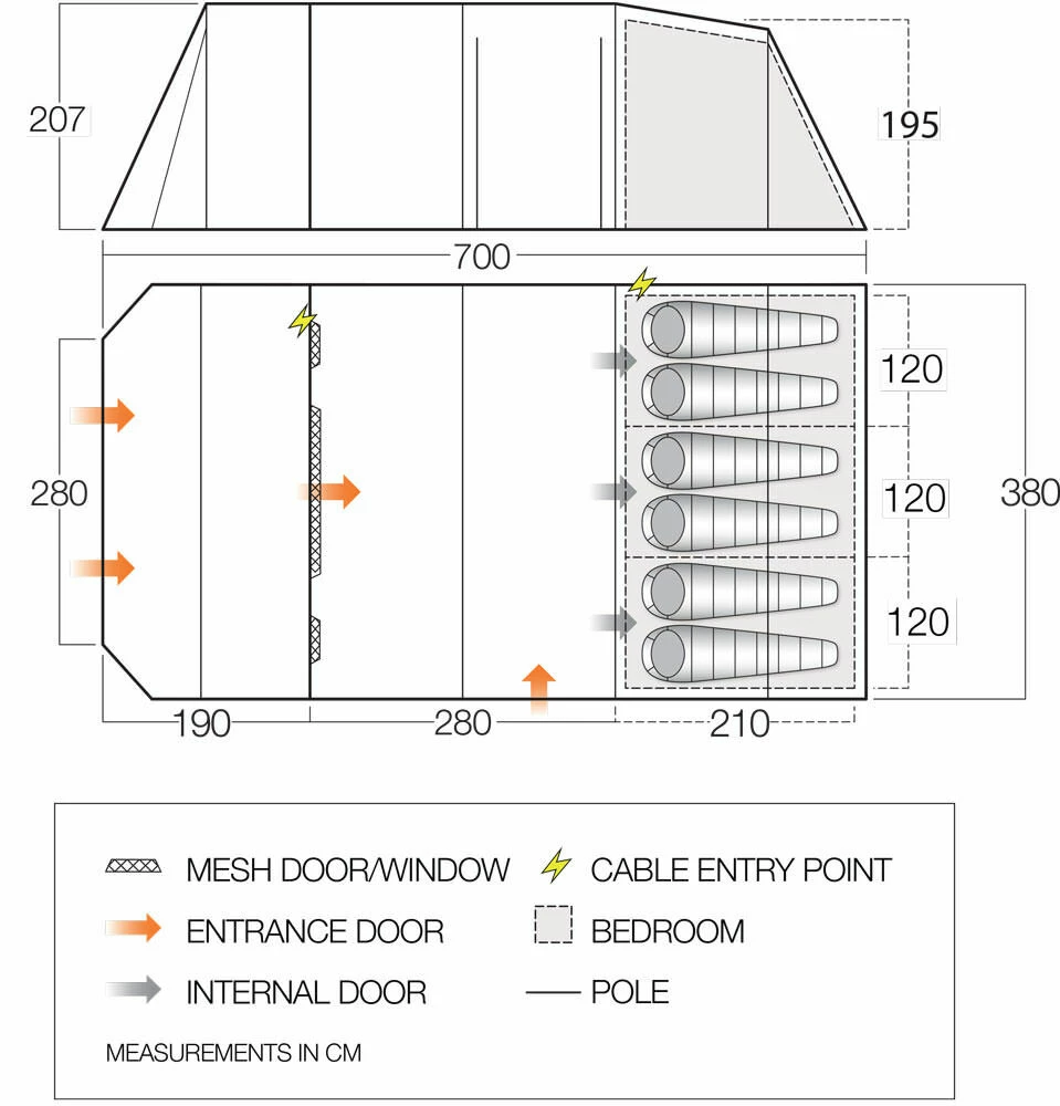Vango Stargrove II 600xl Poled Tent (2022) - Image 2