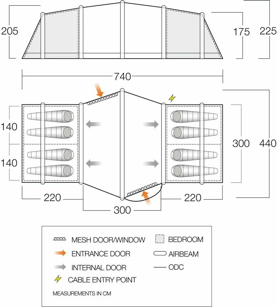 Vango Vesta Air 850xl Tent (2023) Bundle - Image 4